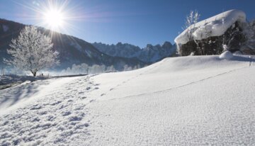 Gosau Winter | © Fotograf: Hermann Erber Copyright-Angabe:Oberösterreich Tourismus / Erber